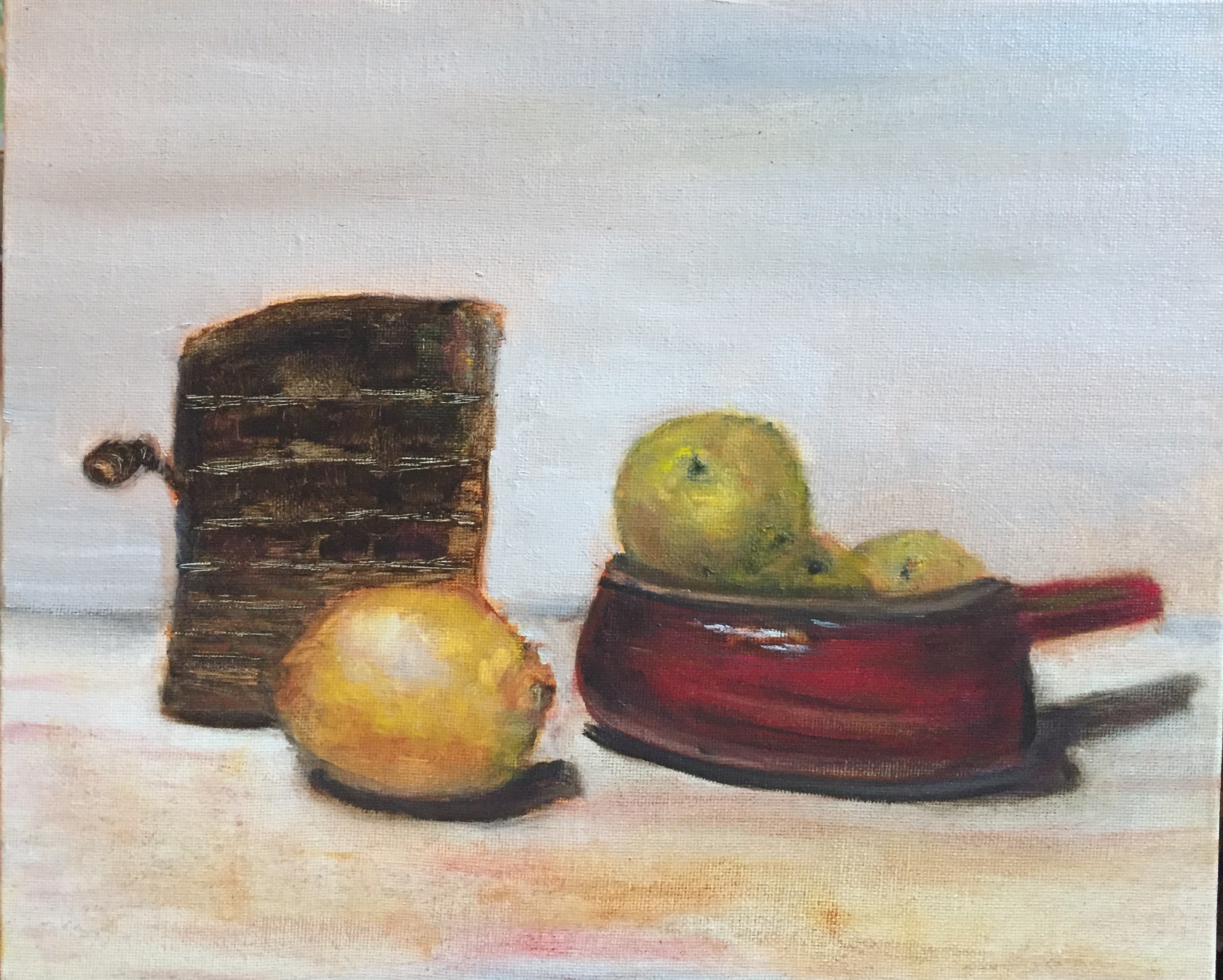 Still life in limited palette 2018